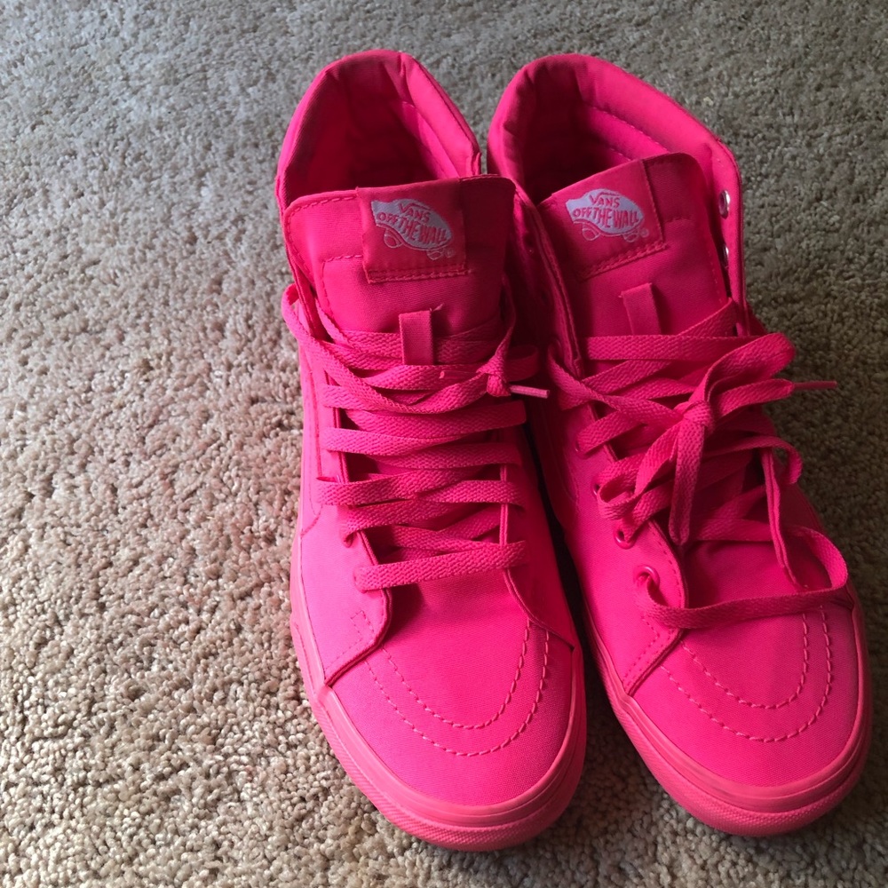 Pink High Top Vans